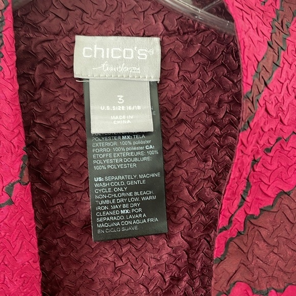 Crush Jacket From Chico’s size 3 NWOT - Picture 4 of 9